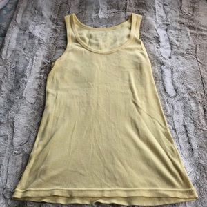 J. Crew Yellow Favorite Tank